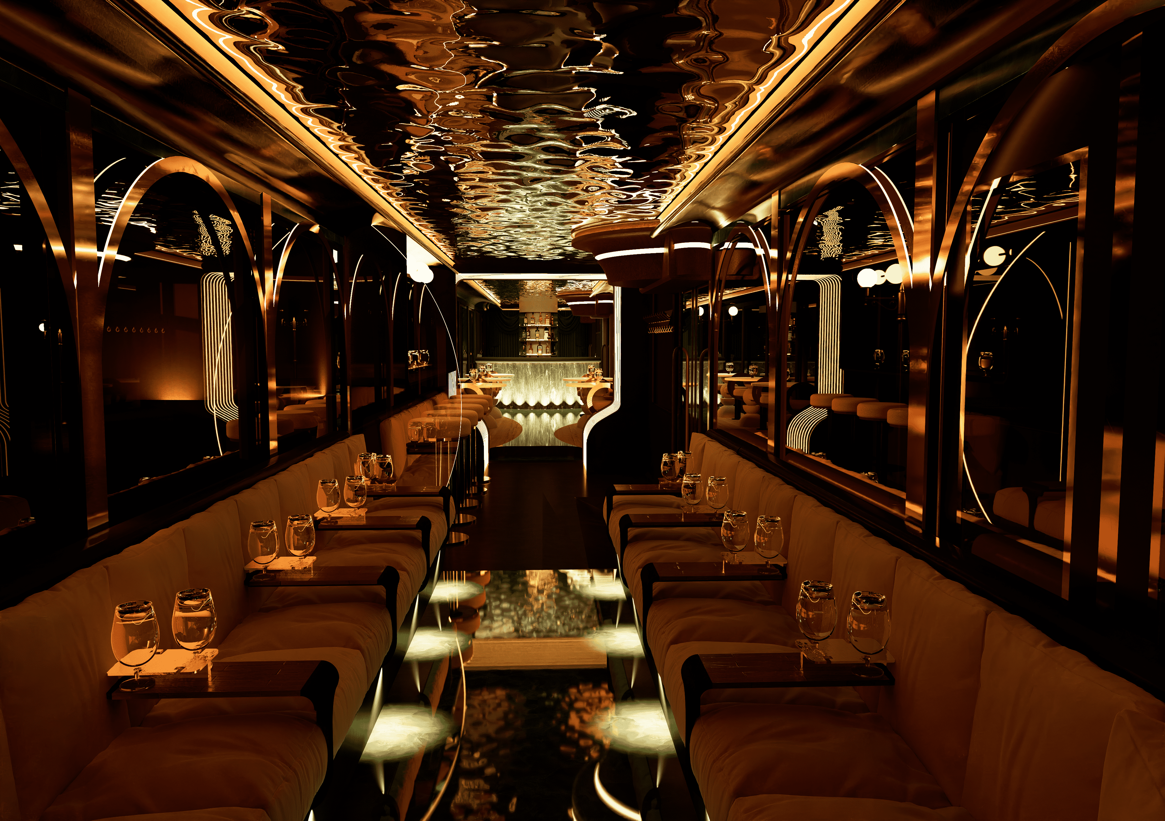 Právě si prohlížíte Veřejný interiér – EXPRESS – the luxury tram bar